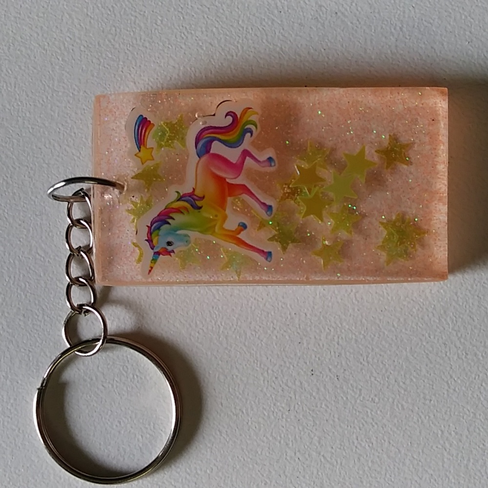 Handmade Unicorn Keychain